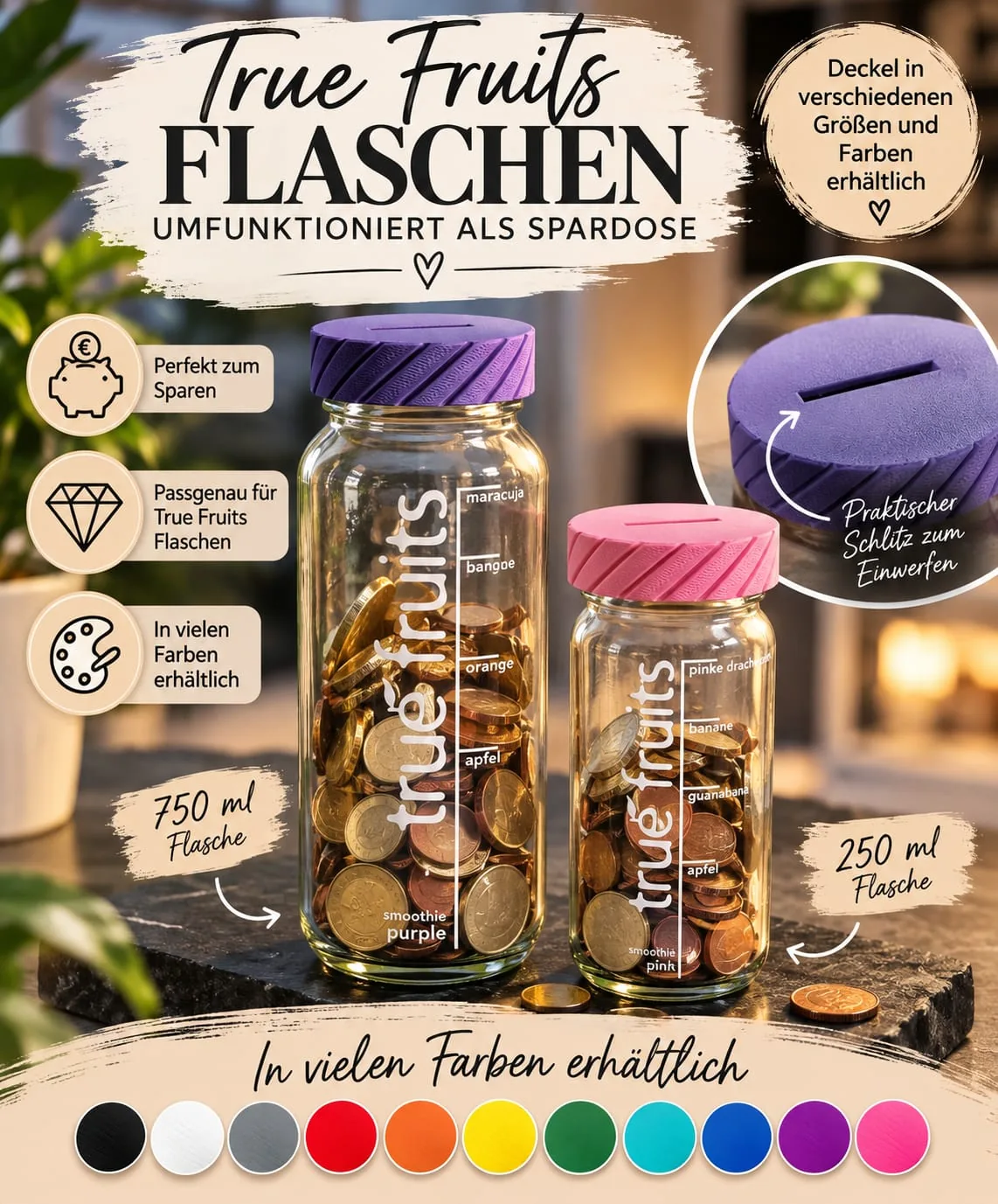 Spardosenaufsatz
